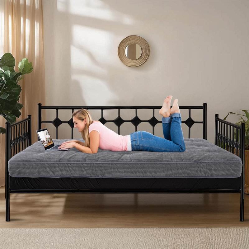 Daybed Folding Futon Mattress Twin Size Thick Futons Sofa Couch Bed For Adults Frame Not Included